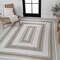 Jonathan Y Argo Classic Nautical Mitre Stripe Reversible Machine-Washable Navy/Cream 3 ft. x 5 ft. Area Rug SVH101A-3 - alternate 5