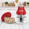 Black & Decker 4 Cup Glass Bowl Chopper With Two Mixing Bowls in Red EHC3002R - alternate 4