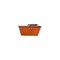 Homeroots Set of Two Green And Orange Metal Cube or Bins, 2PK 636144 - alternate 4