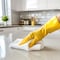Power Clean DISPOSABLE LATEX GLOVES - 12in - 14 MIL - X-LARGE - YELLOW - 12PK KG12XL-12 - alternate 4