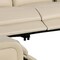 Homeroots Beige Italian Leather Power Reclining U Shaped Ten Piece Corner Sectional With Console 632582 - alternate 4