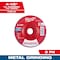 Milwaukee Tool Grinding Wheel, 4 1/2" dia., PK5 49-94-0601 - alternate 1
