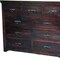 Homeroots 60" Brown Solid Wood Nine Drawer Double Dresser 489216 - alternate 3