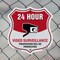 Signmission 24 Hour Surveillance Shield Sign Video S, 6 Inch X 6 Inch, Plastic Sign SHI-P-6-348 - alternate 5