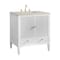 James Martin Vanities Myrrin 30" Single Vanity, Bright White w/ 3 CM Siberian Silestone Top 485-V30-BW-3SFR - alternate 4