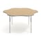 Flash Furniture Wren 60 in Flower Adjustable Height Activity Table, Thermal Laminate Top, Standard Legs, Light Natural XU-A60-FLR-LTNAT-T-A-GG - alternate 4