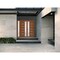 Vdomdoors Front Exterior Prehung Metal-Plastic Double Doors / MANUX 8088 Walnut / Sidelite Exterior Window / MANUX8088DEXD-WLN-RH-W72+12xH80 - alternate 2
