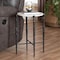 Baxton Studio Caledon Marble End Table, Round 270-14707-ZORO - alternate 4