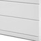 Homeroots 18" White Wood Two Drawer Nightstand 370736 - alternate 3