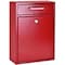 Mail Boss Olympus Locking Wall-Mount Drop Box, Red, 16-Gauge Steel 805934 - alternate 1