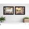 Homeroots Set Of Two Veranda Views Black Framed Print Wall Art, 2PK 405773 - alternate 3