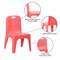 Flash Furniture Red Plastic Stack Chair, PK10 10-YU-YCX-011-RED-GG - alternate 4