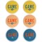 Wanda June Home Game On 6 Piece Stoneware Coaster Set in Assorted Colors 135210.06R - alternate 1