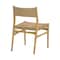 Armen Living Erie Woven Paper Cord and Oak Wood Dining Chairs - Set of 2 LCERSINAT - alternate 4