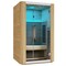 Saunaspa Yoga Sauna 2-Person Infrared Indoor Hemlock Wood Sauna with Removable Bench, and Floor Heating MNSC0023-2PFS - alternate 1