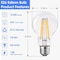 Energetic Lighting A19 LED Edison Light Bulb 100W Equivalent E26 Base, Dimmable 1600lm 2700K Soft White, 6PK YGA16C10-A19CL12W-6P - alternate 3
