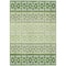 Homeroots 5' X 8' Green Sage And Ivory Geometric Washable Indoor Outdoor Area Rug 613844 - alternate 2