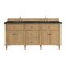 James Martin Vanities Lorelai 72" Double Vanity, Light Natural Oak, w/ 3 CM Phantome Eclos Top 424-V72-LNO-3PHT - alternate 1