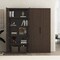 Manhattan Comfort Rivington 38in Bookcase Cabinet in Walnut - Set of 2 2-BC004-BR - alternate 5