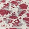 Homeroots 8' Burgundy And Ivory Round Abstract Washable Indoor Outdoor Area Rug 614139 - alternate 1