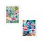 Homeroots Set Of Two Succulents Paradise and Tropical Flowers White Framed Print Wall Art, 2PK 408077 - alternate 1