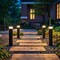 Beyond Solar Solar Bollard Light 1.8 Watt 250 Lumens Adj CCT 3000K/5000K Solar Panel 4.5Wc Lithium Battery 28WH AVS-BL015-1 - alternate 3