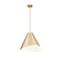 Z-Lite Aria 1 Light Pendant, Modern Gold/Modern Gold & Inner White, 18 In W x 16 In H 1952P18-MGLD - alternate 4