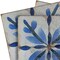 Homeroots 8" x 8" Blue Vinyl Arabesque Peel And Stick Removable Tiles 628726 - alternate 4