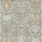 Homeroots 10' X 14' Artichoke Green Brown And Ivory Damask Washable Indoor Outdoor Area Rug 599393 - alternate 4