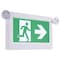 Satco Running Man Green Combo Exit Sign/Emergency Light 120-347V 2HR backup Single/Dual Face Universal Mou 67/511 - alternate 1