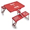 Picnic Time Family Of Brands Nebraska Cornhuskers - Picnic Table Portable Folding Table, Red 811-00-100-404-0 - alternate 1