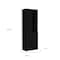 Homeroots 67in Black Wood Two Door Pantry Or Storage Closet 552290 - alternate 2