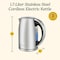 Cuisinart 1.7 L Silver Electric Kettle CPK-17P1 - alternate 5