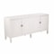 Homeroots 64in White Solid Wood Sideboard with Four Doors 401679 - alternate 5