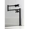 Kingston Brass Deck Mount Pot Filler Faucet, Matte Black KS4700PKX - alternate 2