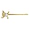Kingston Brass Universal Front or Side Mount Toilet Tank Lever, Polished Brass KTTXD2 - alternate 1