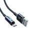 Sanoxy Super Speed USB 3.0 (Type-C to USB) Data & Sync Charger Charging Cable Braided Black  (6 ft) SNX-LDR-U2119-1102 - alternate 3