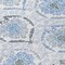 Homeroots 8' Gray And Denim Blue Round Medallion Washable Indoor Outdoor Area Rug 587658 - alternate 5