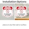 Signmission Private Property Shield Sign No Trespass, 6 inch X 6 inch, Vinyl Decal, 2PK SHI-D-2PACK-6-447 - alternate 2