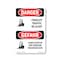 Signmission Safety Sign, OSHA Danger, 10" Height, Aluminum, Forklift Traffic Be Alert Bilingual, VG-1265 OS-DS-A-710-VG-1265 - alternate 1