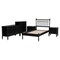 Baxton Studio Callison Bedroom Set with Chest, Black, Twin 271-14730-14742-14740-14736-14736-ZORO - alternate 4