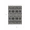 Homeroots 9' X 12' Black Ivory And Blue Geometric Washable Indoor Outdoor Area Rug 612176 - alternate 5