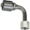 Gates Female JIC 37 Flare Swivel - 90 Bent Tube MegaCrimp G25181-0604 - alternate 2
