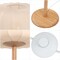 Jonathan Y Maryna 59.5 in. Minimalist Modern Teahouse Wood w/Ribbed Cocoon Pumpkin Shade LED Floor Lamp, Beige/L JYL4200A - alternate 5