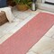 Jonathan Y Miles Modern Minimalist Radius Corner Solid Light Rose 2 ft. x 8 ft. Shaped Runner Rug SHP100E-28 - alternate 5
