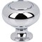 Designperfect 1-1/4 Diameter Round Cabinet Knob, Polished Chrome DPA-R31KPC - alternate 1