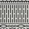 Homeroots 8' White And Black Round Chevron Washable Indoor Outdoor Area Rug 612300 - alternate 6