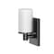 Gatco Modern Farmhouse Single Sconce, Matte Black 1700MX - alternate 1