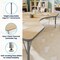 Flash Furniture Commercial Adjustable Height Kidney Activity Table with Short Legs in LT NAT XU-A4872-KIDNY-LTNAT-T-P-GG - alternate 2