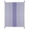 Homeroots 50" X 60" Purple Woven Cotton Striped Throw Blanket with Tassels 516601 - alternate 1